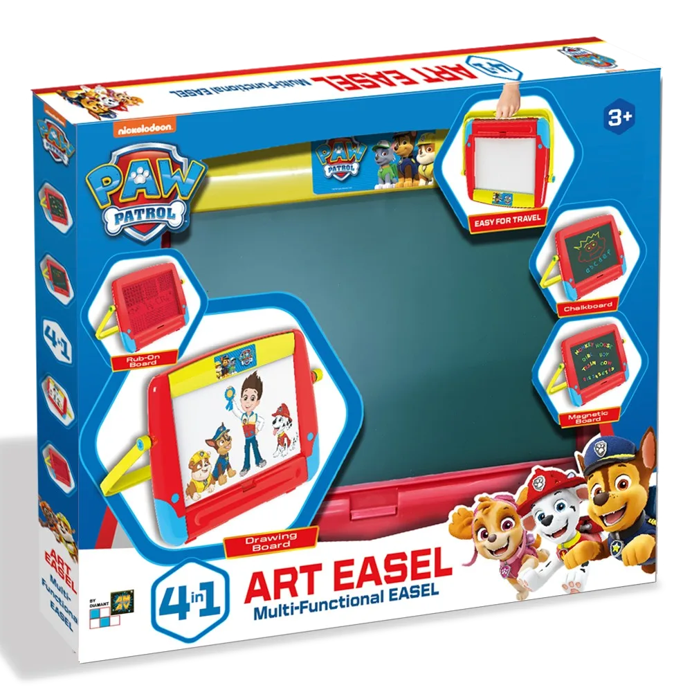 Paw Patrol Staffeli og tegnetavle - 4 in 1 Art Easel - billede 1